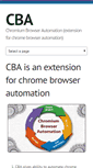 Mobile Screenshot of chrome-automation.com