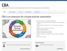 Tablet Screenshot of chrome-automation.com